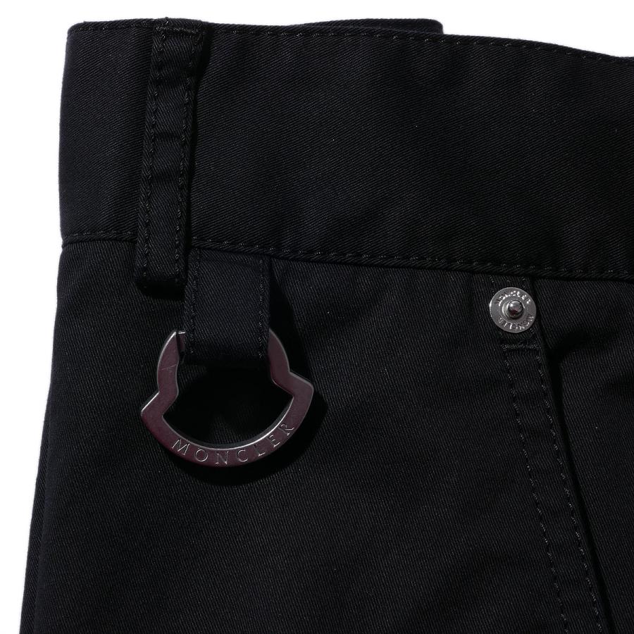 モンクレール カーゴパンツ 2A00034 999ブラック コットンギャバジン MONCLER メンズ ブランド 高級 大きいサイズ 2026SS 2026年春夏の画像