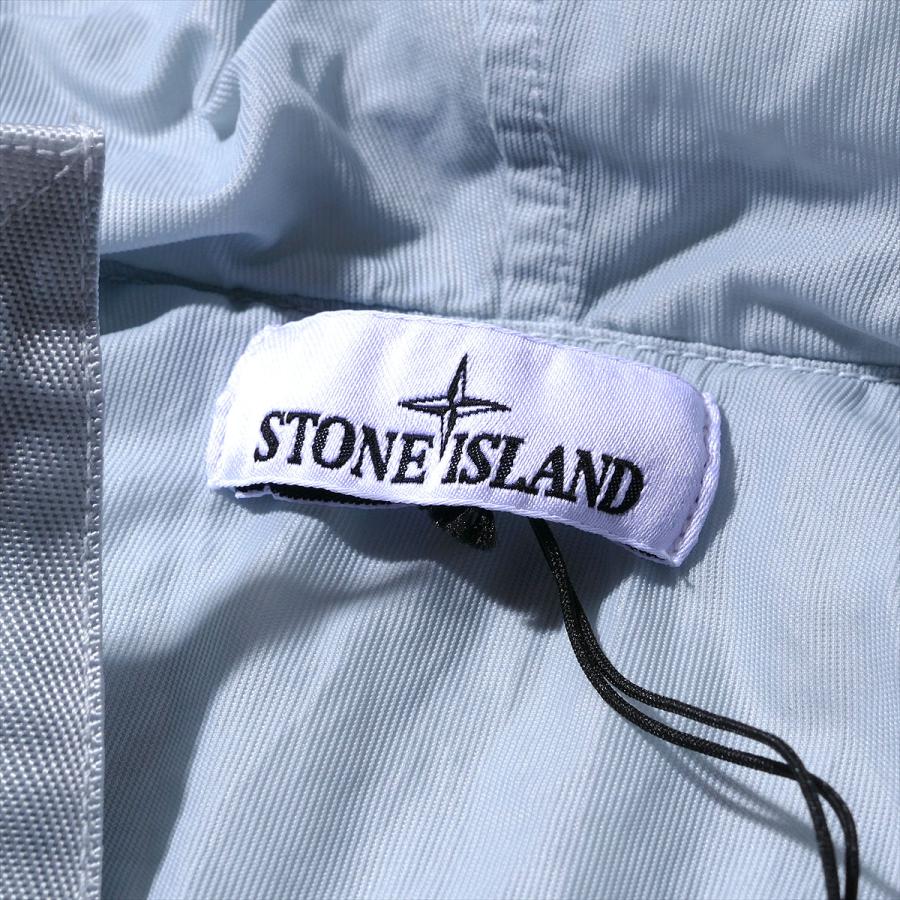 ストーンアイランド STONE ISLAND フーデッドジャケット 4100001 V0041スカイブルー CRINKLE REPS R-NY ブルゾン メンズ ブランド 2026SS 2026年春夏の画像