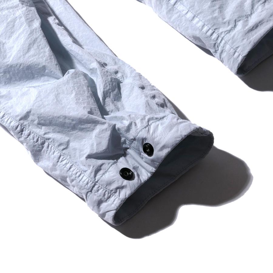 ストーンアイランド STONE ISLAND フーデッドジャケット 4100001 V0041スカイブルー CRINKLE REPS R-NY ブルゾン メンズ ブランド 2026SS 2026年春夏の画像