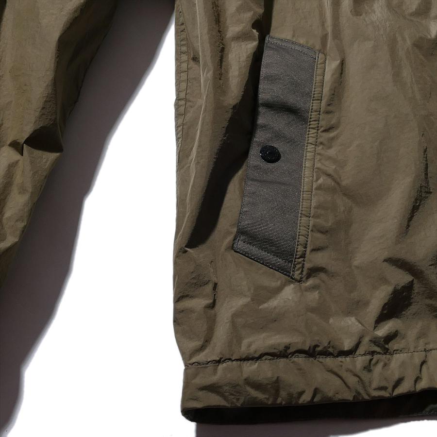 ストーンアイランド STONE ISLAND フーデッドジャケット 4100001 V005G ミリタリーグリーン CRINKLE REPS R-NY ブルゾン メンズ ブランド 2026SS 2026年春夏の画像