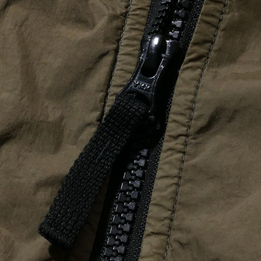 ストーンアイランド STONE ISLAND フーデッドジャケット 4100001 V005G ミリタリーグリーン CRINKLE REPS R-NY ブルゾン メンズ ブランド 2026SS 2026年春夏の画像
