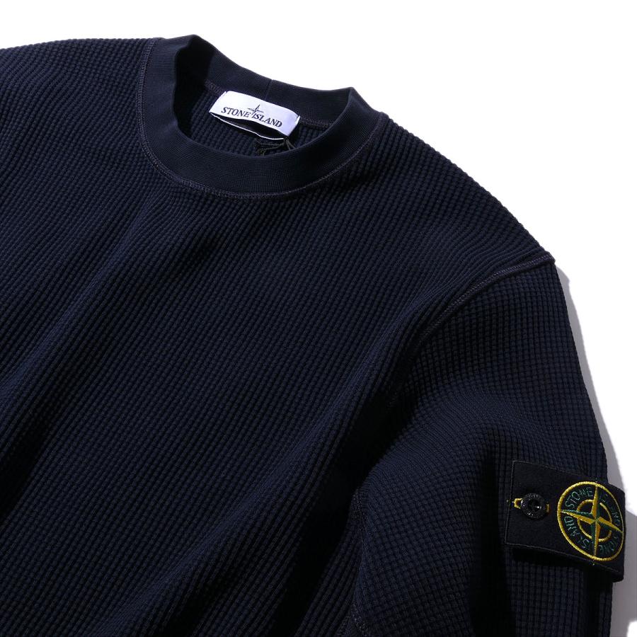 ストーンアイランド ワッフルフリース スウェットシャツ 6100056 STONE ISLAND ORGANIC COTTON WAFFLE FLEECE メンズ ブランド  2026SS 2026年春夏の画像