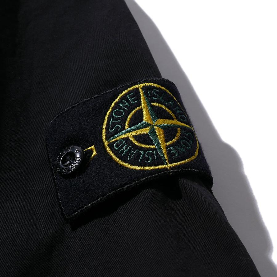 ストーンアイランド ショートスリーブシャツ 1100025 V0029ブラック STONE ISLAND シャツジャケット 半袖 メンズ ブランド  2026SS 2026年春夏の画像