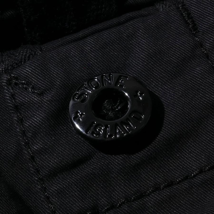 ストーンアイランド ショートスリーブシャツ 1100025 V0029ブラック STONE ISLAND シャツジャケット 半袖 メンズ ブランド  2026SS 2026年春夏の画像
