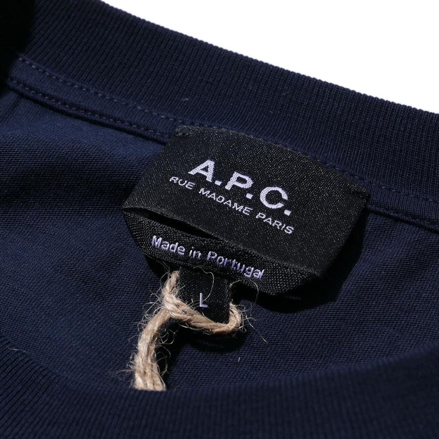 APC アーペーセー A.P.C. Tシャツ M26461 DARK NAVY ONLY メンズ