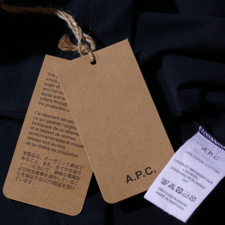 APC アーペーセー A.P.C. Tシャツ M26461 DARK NAVY ONLY メンズ