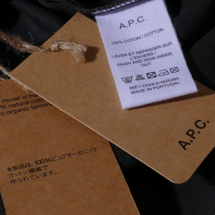 APC アーペーセー A.P.C. ルーズフィットTシャツ M26385 チャコールグレー メンズ レディース 半袖 ブランド 大きいサイズ 2026SS 2026年春夏の画像