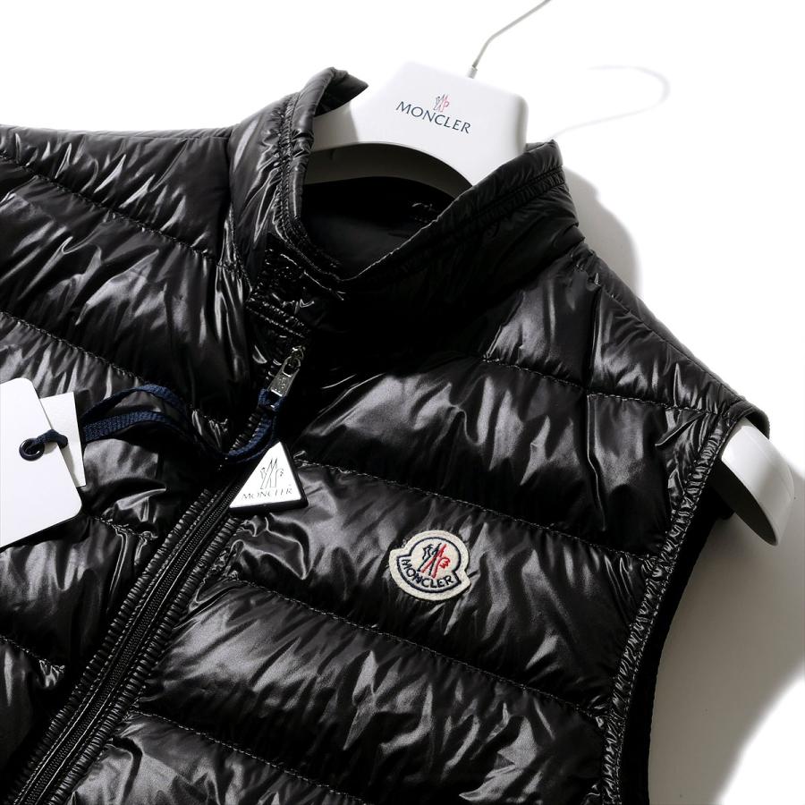 モンクレール ロングシーズン ダウンベスト ジレGUI 999 ブラック MONCLER メンズ ブランド 高級 大きいサイズ[030410]の画像