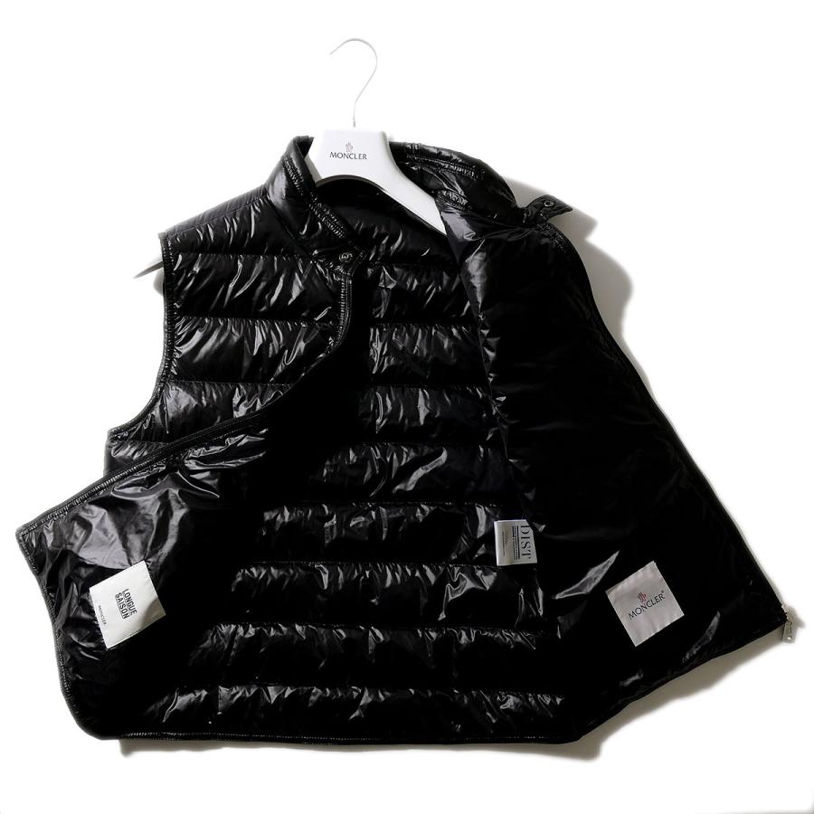 モンクレール ロングシーズン ダウンベスト ジレGUI 999 ブラック MONCLER メンズ ブランド 高級 大きいサイズ[030410]の画像