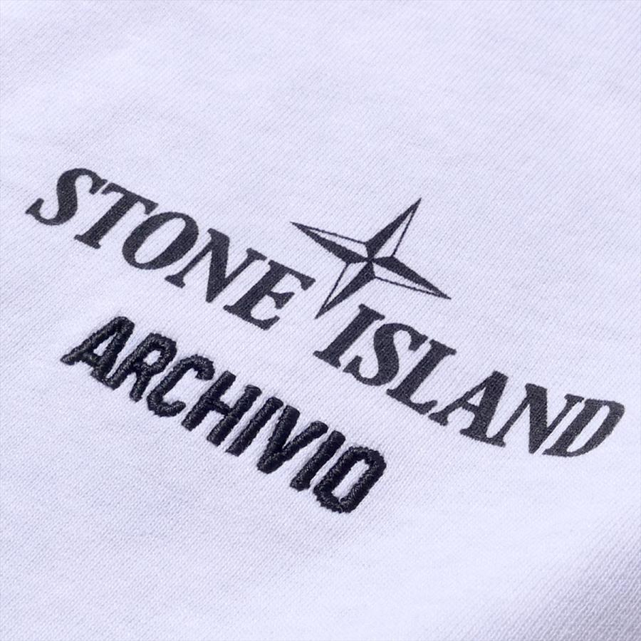 ストーンアイランド ARCHIVIOプリントTシャツ 2100023  S0091ホワイト STONE ISLAND メンズ ブランド 大きいサイズ 厚手 2026SS 2026年春夏の画像