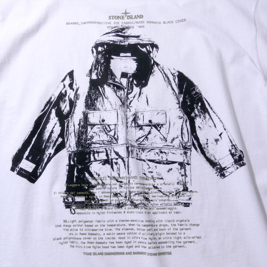 ストーンアイランド ARCHIVIOプリントTシャツ 2100023  S0091ホワイト STONE ISLAND メンズ ブランド 大きいサイズ 厚手 2026SS 2026年春夏の画像
