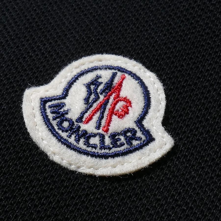 モンクレール ポロシャツ 8A00027 999ブラック MONCLER メンズ  ハイ ブランド ギフト 半袖  2026SS 2026年春夏の画像