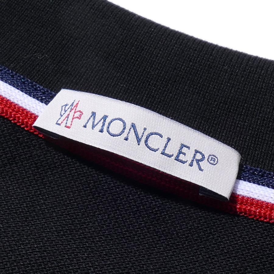モンクレール ポロシャツ 8A00027 999ブラック MONCLER メンズ  ハイ ブランド ギフト 半袖  2026SS 2026年春夏の画像