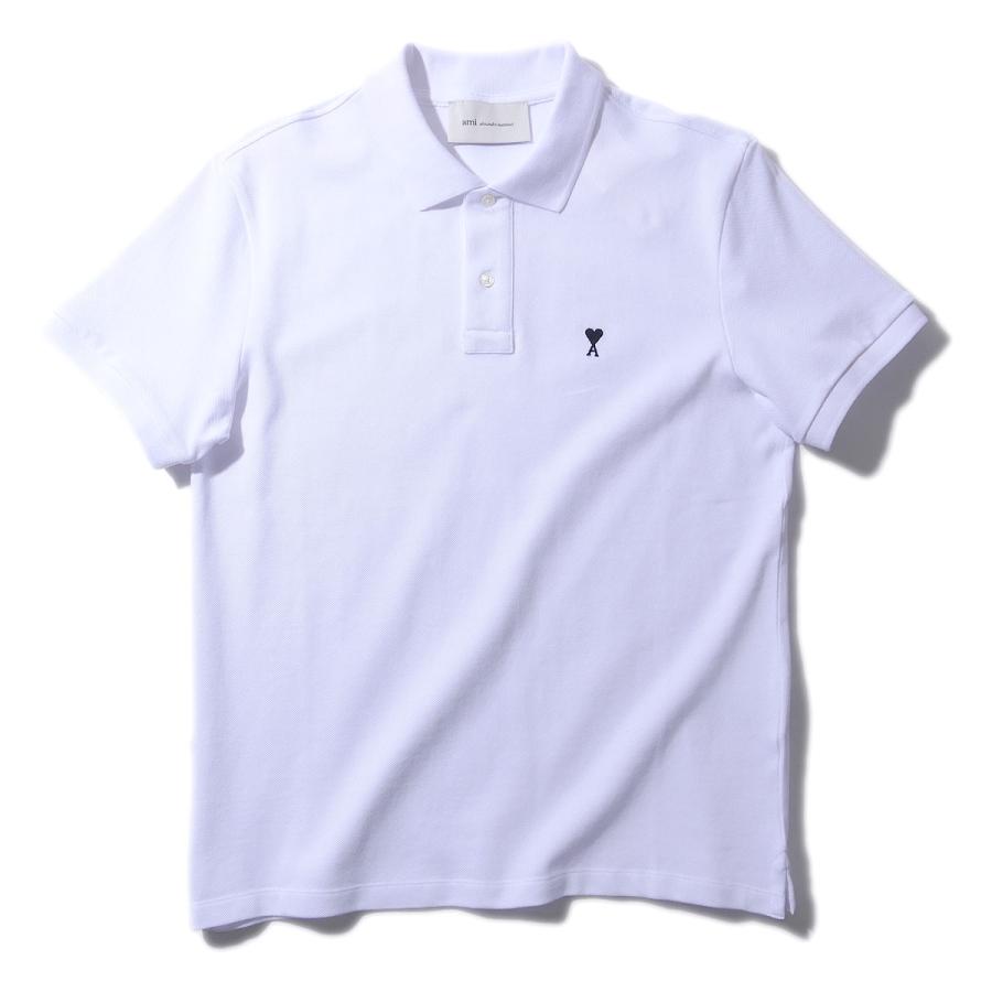 AMI PARIS アミパリス Ami de Coeur ポロシャツ HPL411 100ホワイト メンズ レディース ユニセックス 半袖 カットソー ロゴ おしゃれ 2026SS 2026年春夏_2