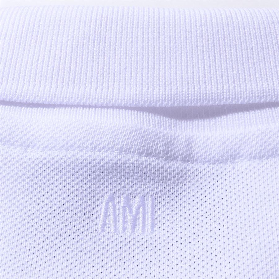 AMI PARIS アミパリス Ami de Coeur ポロシャツ HPL411 100ホワイト メンズ レディース ユニセックス 半袖 カットソー ロゴ おしゃれ 2026SS 2026年春夏_8