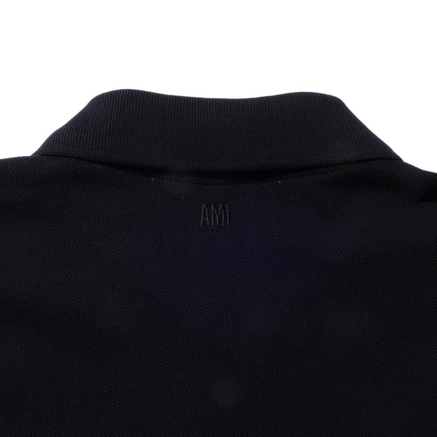 AMI PARIS アミパリス Ami de Coeur ポロシャツ HPL411 045ブラック メンズ レディース ユニセックス 半袖 カットソー ロゴ おしゃれ 2026SS 2026年春夏の画像