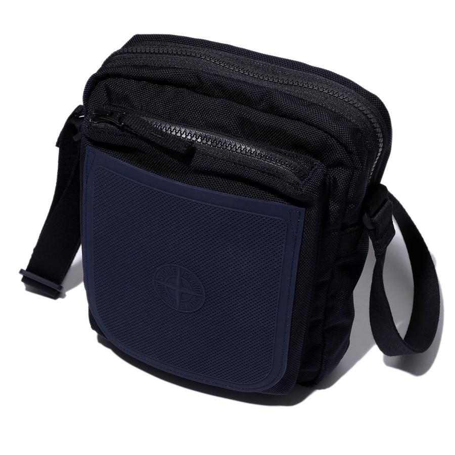 ストーンアイランド ショルダーバッグ  STONE ISLAND 9200029 V0020ネイビー NYLON PANAMA メンズ ブランド 2026SS 2026年春夏の画像