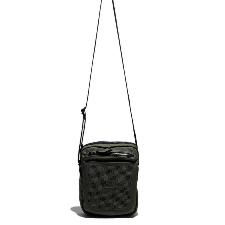 ストーンアイランド ショルダーバッグ  STONE ISLAND 9200029 V005G ミリタリーグリーン NYLON PANAMA メンズ ブランド 2026SS 2026年春夏の画像