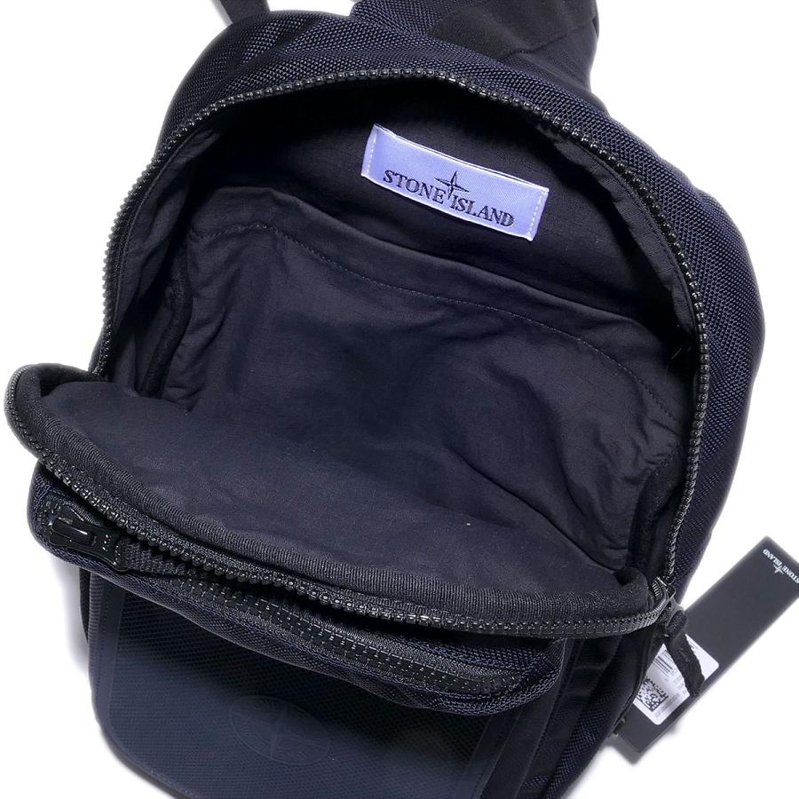 ストーンアイランド スリングバッグ  STONE ISLAND 9200030 V0020ネイビー NYLON PANAMA メンズ ブランド ボディバッグ 2026SS 2026年春夏の画像
