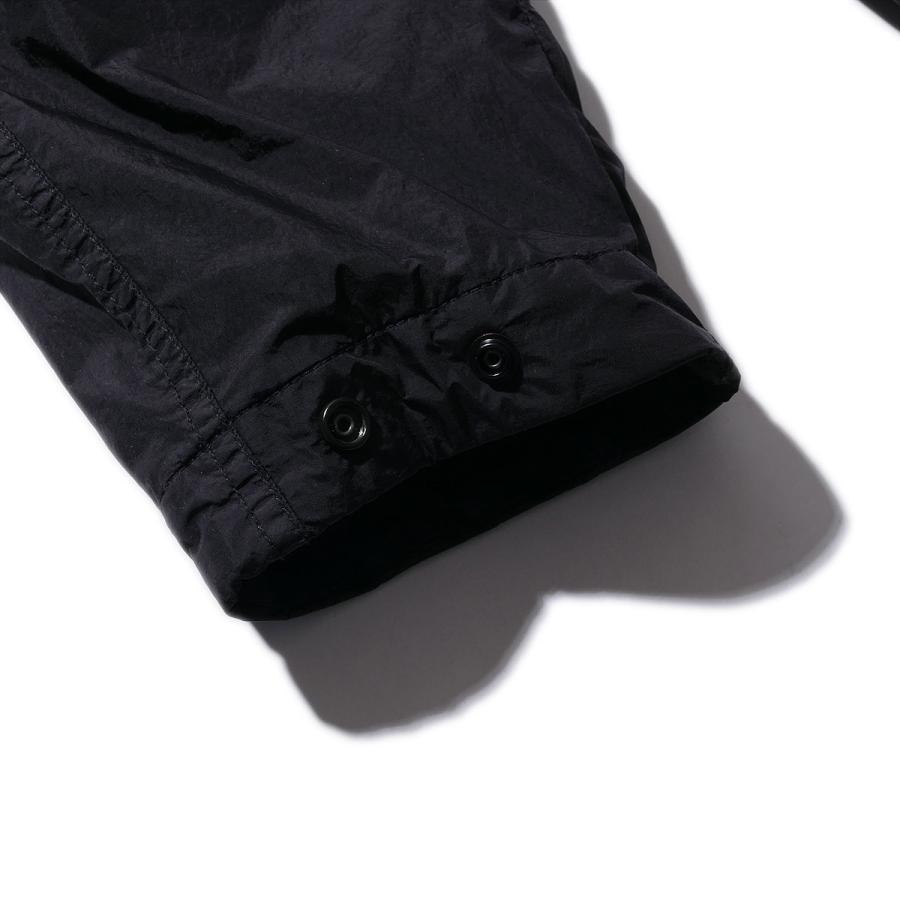 ストーンアイランド STONE ISLAND フーデッドジャケット 4100001 V0029ブラック CRINKLE REPS R-NY ブルゾン メンズ ブランド 2026SS 2026年春夏の画像