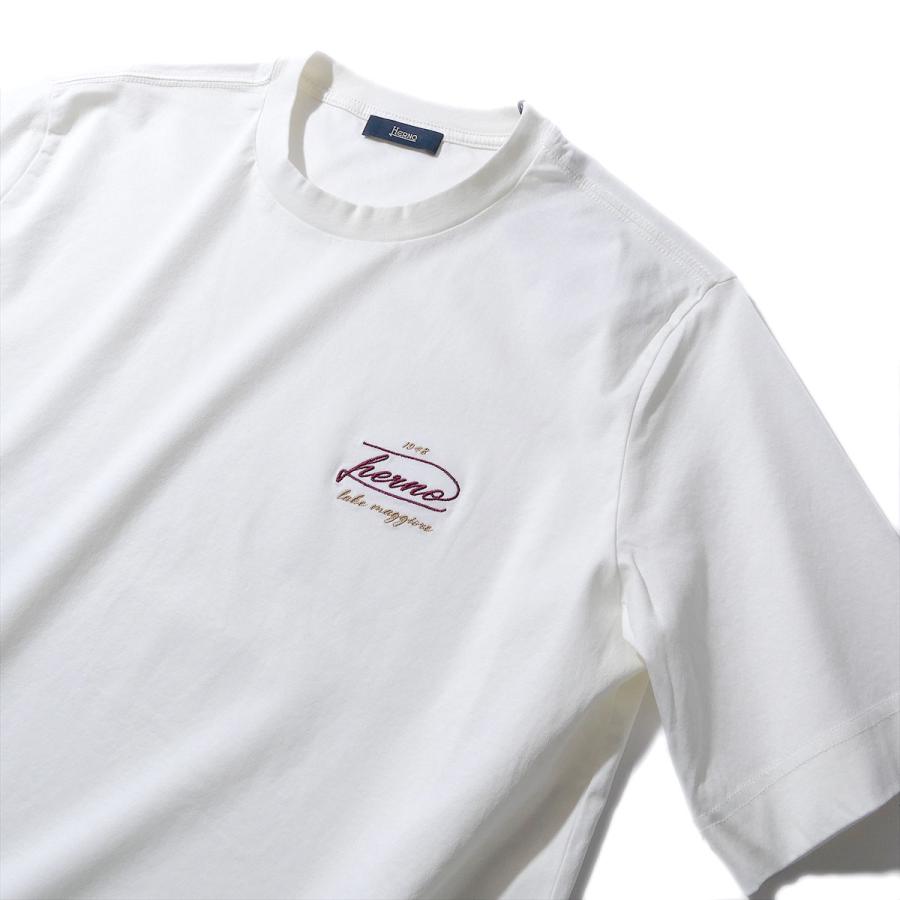 HERNO（ヘルノ） コットンインターロックTシャツ JG000282U 1000オフ