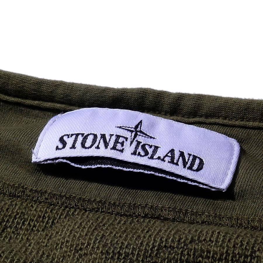 ストーンアイランド カーディガン 6100020 V005Gミリタリーグリーン STONE ISLAND スウェット ORGANIC COTTON FLEECE メンズ ブランド  2026SS 2026年春夏の画像