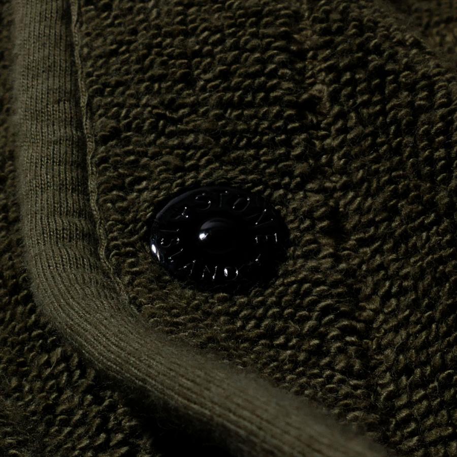 ストーンアイランド カーディガン 6100020 V005Gミリタリーグリーン STONE ISLAND スウェット ORGANIC COTTON FLEECE メンズ ブランド  2026SS 2026年春夏の画像
