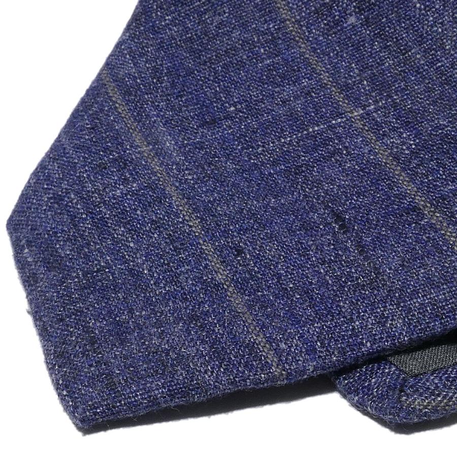 【新品タグ付き】ブルネロクチネリ ネクタイ ネイビー BRUNELLO CUCINELLI（ブルネロクチネリ） イタリア製 ハンドメイド