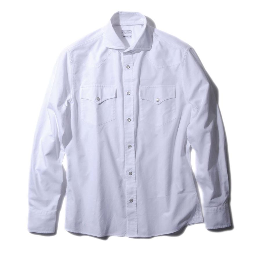BRUNELLO CUCINELLI ブルネロクチネリ　シャツ　イタリア製 BRUNELLO CUCINELLI（ブルネロクチネリ） シャツ MS6734008_TS673_C001