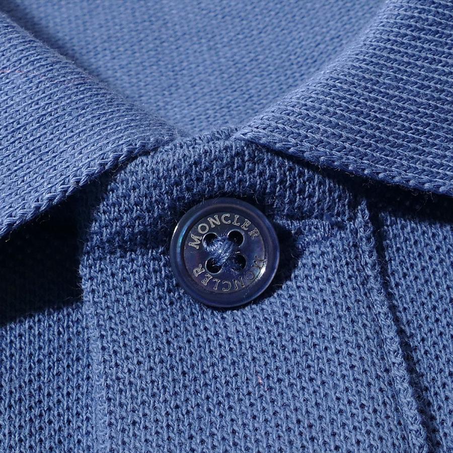 MONCLER（モンクレール） ポロシャツ 8A00030 714ライトブルー メンズ