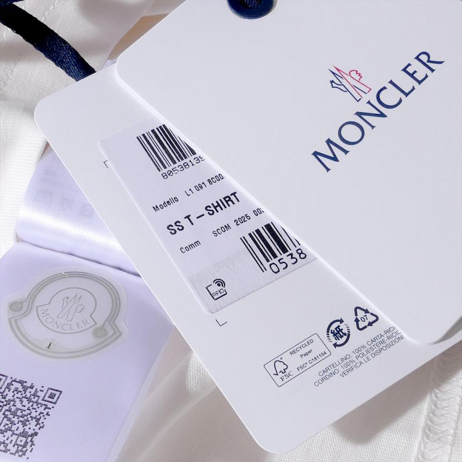 MONCLER（モンクレール） Tシャツ 8C00071 034ホワイト メンズ ハイ