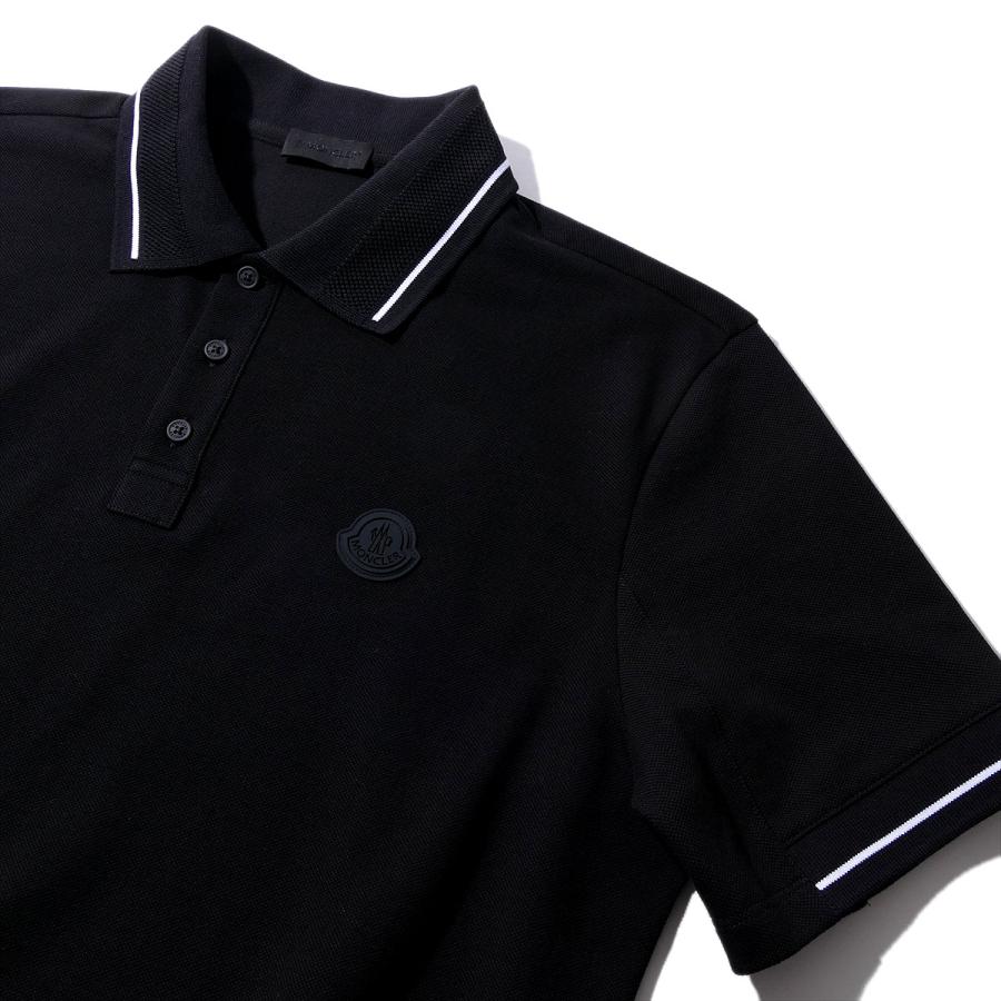 MONCLER（モンクレール） ポロシャツ 8A00013 999ブラック メンズ ハイ