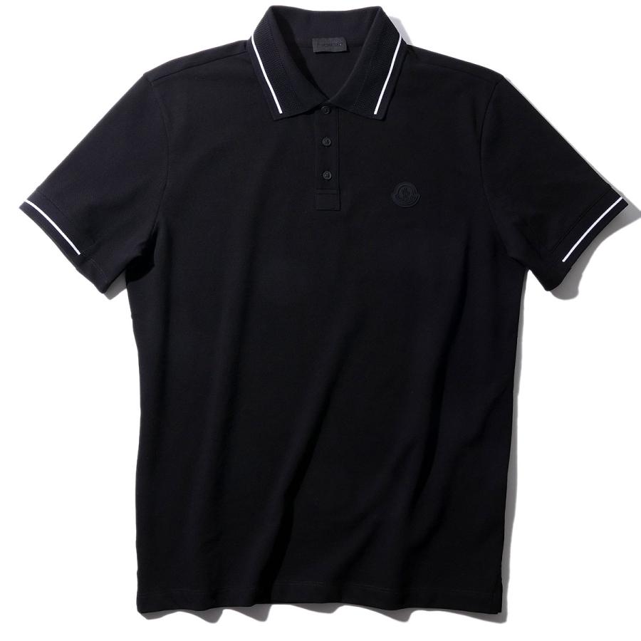MONCLER（モンクレール） ポロシャツ 8A00013 999ブラック メンズ ハイ