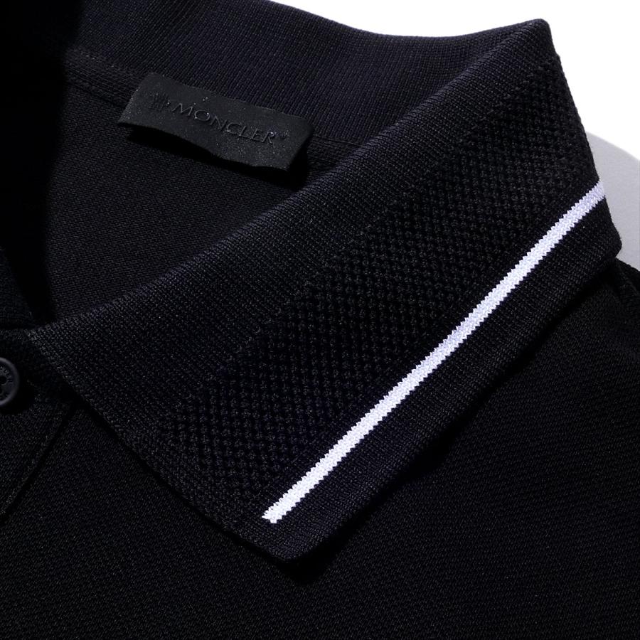 MONCLER（モンクレール） ポロシャツ 8A00013 999ブラック メンズ ハイ