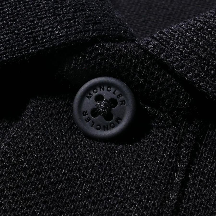 MONCLER（モンクレール） ポロシャツ 8A00013 999ブラック メンズ ハイ
