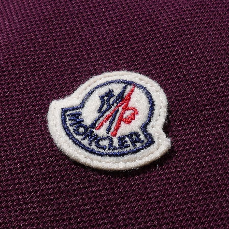 MONCLER（モンクレール） 鹿の子 ポロシャツ8A70300 499ボルドー 半袖