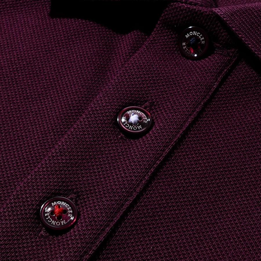 MONCLER（モンクレール） 鹿の子 ポロシャツ8A70300 499ボルドー 半袖