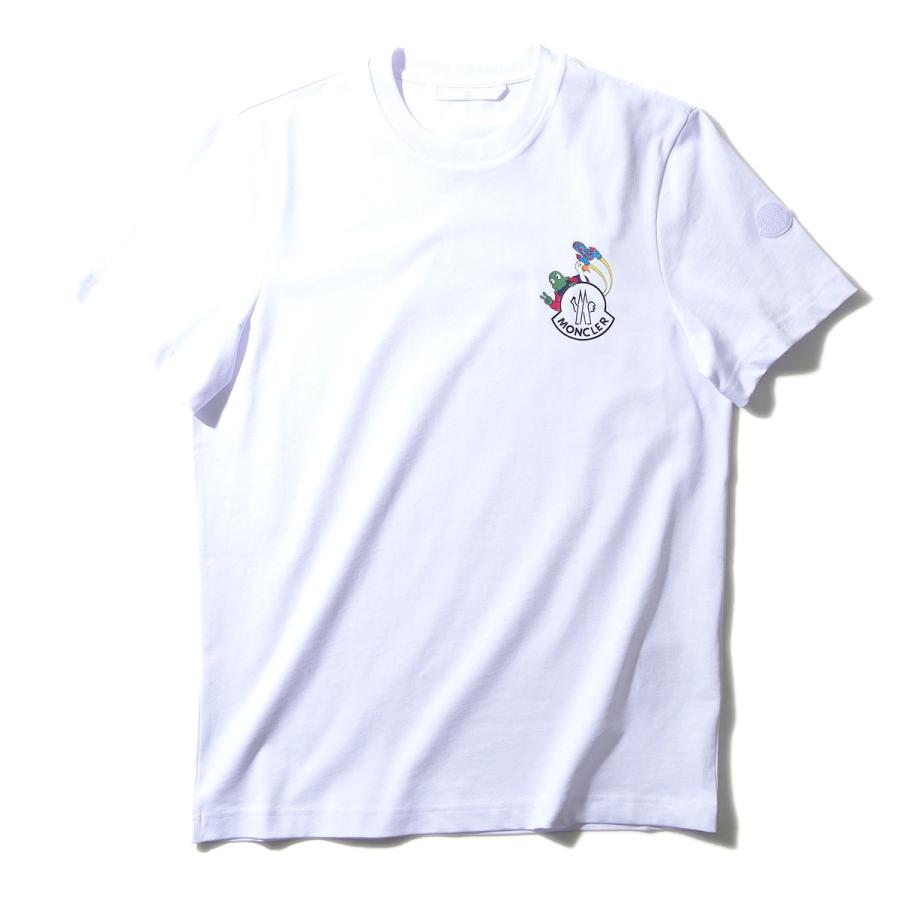 MONCLER（モンクレール） Tシャツ 8C00065 00Aホワイト メンズ ハイ