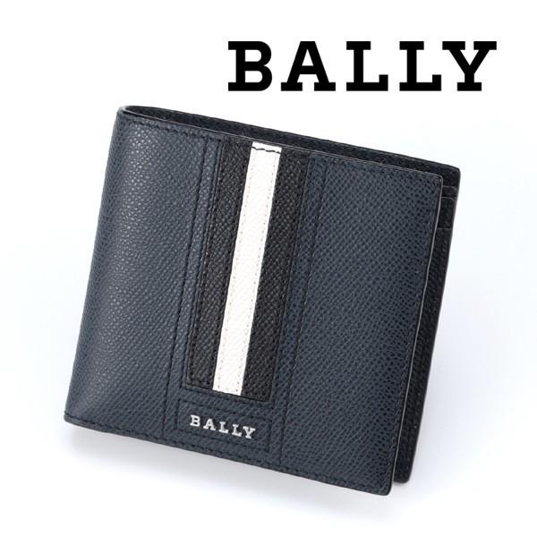 ラッピング不可 ギフト ブランド 21秋冬モデル 財布 小銭入れ付き ニューブルー メンズ Bally バリー 二つ折り財布 プレゼント ギフト バレンタイン 父の日 New 3 31再入荷 クリスマス Ba 149 プレゼント 財布