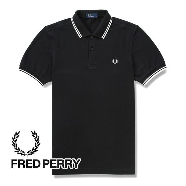 ポロシャツ フレッドペリー FREDPERRY メンズ（ブラック×ホワイト）ブランド ギフト 父の日 プレゼント FP-082