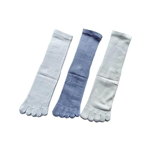 5本指ソックス メンズ ビジネス 紳士 5本指靴下 表糸綿100% 25-28cm 3足組（色はお任せ）A05 |  | 01