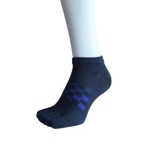 メンズ 5本指ソックス くるぶし丈 ショート スポーツ ビジネス 綿 蒸れない おしゃれ 25-27cm 10足セット（柄はお任せ） A10 |  | 01