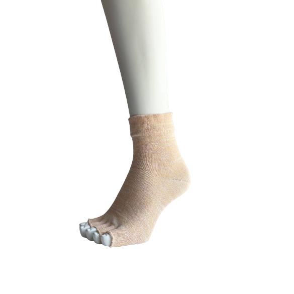 5本指ソックス レディース セット かわいい 指先カット くるぶし 表糸綿100％ 22-25cm 3足セット（色はお任せ） A11 |  | 10