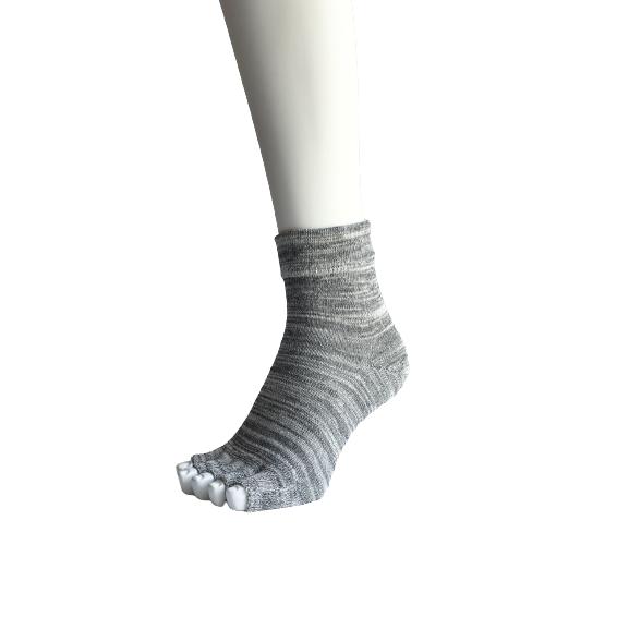 5本指ソックス レディース セット かわいい 指先カット くるぶし 表糸綿100％ 22-25cm 3足セット（色はお任せ） A11 |  | 09