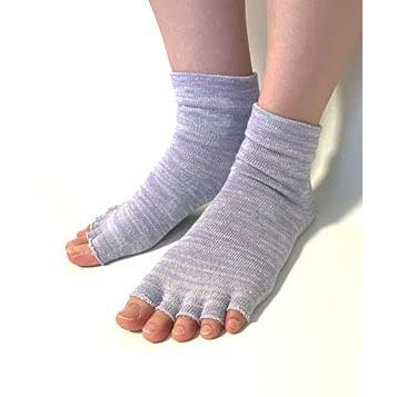 5本指ソックス レディース セット かわいい 指先カット くるぶし 表糸綿100％ 22-25cm 3足セット（色はお任せ） A11 |  | 04