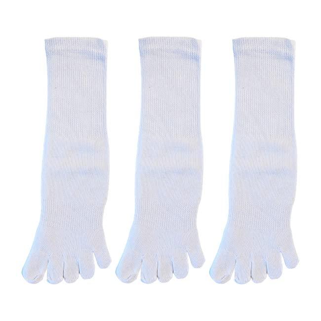 5本指 靴下 メンズ レディース セット 綿混 健康 ソックス 抗菌 防臭 男女兼用 22-27cm 白色 3足セット A14 |  | 02