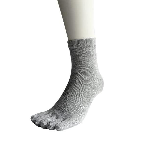 メンズ 5本指ソックス 滑り止め付 紳士 ランニング 3足セット 快適フィット 大きいサイズ マラソン 陸上 25-28cm（色はお任せ） A16 |  | 02