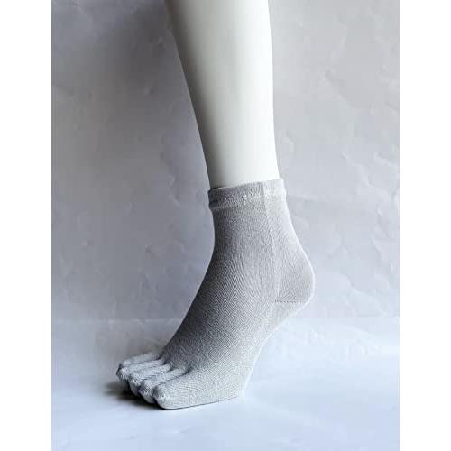 5本指ソックス レディース 綿混 夏 5本指 靴下 レディース かわいい おしゃれ 薄手 クルー丈 口ゴムゆったり 4足組（柄はお任せ） A24 |  | 01