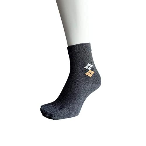 5本指ソックス レディース 綿混 夏 5本指 靴下 レディース かわいい おしゃれ 薄手 クルー丈 口ゴムゆったり 4足組（柄はお任せ） A24 |  | 03