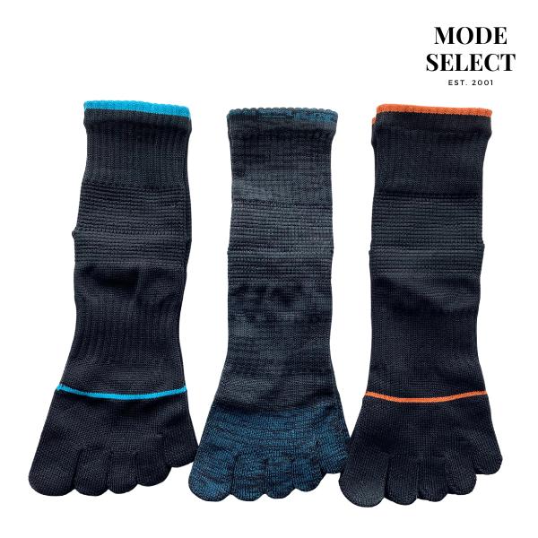 スポーツソックス 5本指ソックス メンズ セット ハーフ丈 5本指靴下 ショート丈 足底サポート 3足セット（色はお任せ） A99 |  | 04
